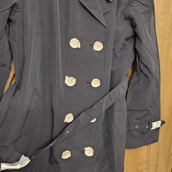 ISAAC MIZRAHI LIVE WOMEN'S BLACK TRENCH COAT XL NWT - Picture 16 of 16